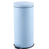 Lixeira Metal 30L Retro Azul 66x31cm Kleine