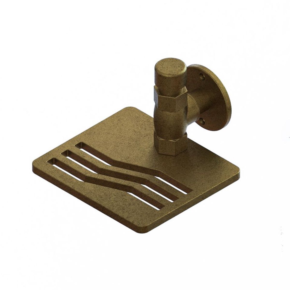 Porta Sabonete Dourado Fosco, marca Bognar Metais - Foto Principal
