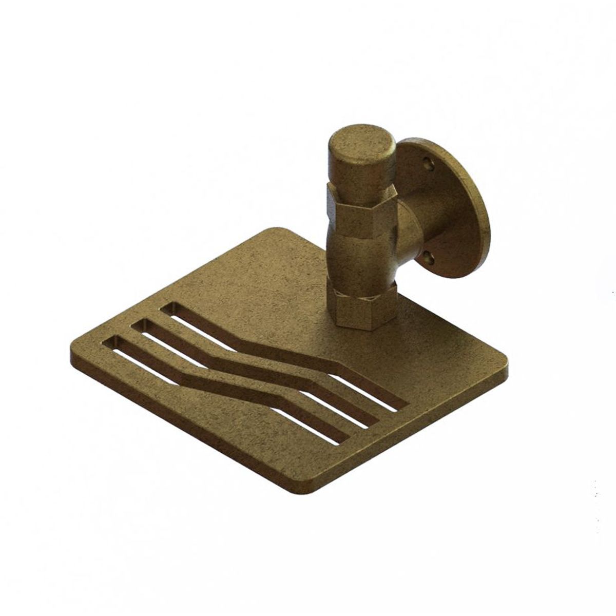 Porta Sabonete Dourado Fosco, marca Bognar Metais - Foto Principal