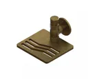 Porta Sabonete Dourado Fosco