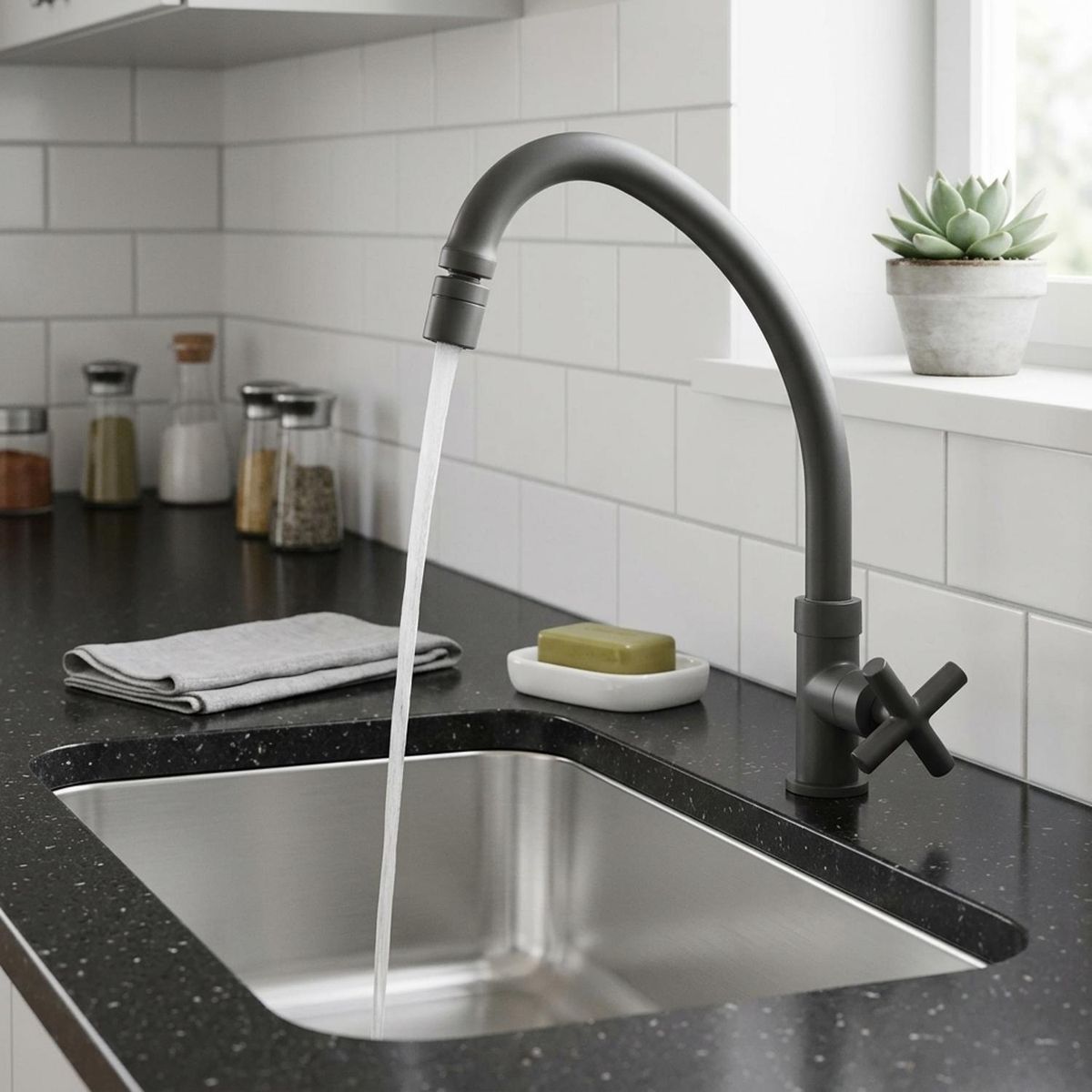 Torneira para Cozinha com Acionamento 1/4 de Volta Modelo Parede, marca Bognar Metais - Foto 2