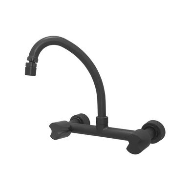 Misturador para gua Quente e Fria para Cozinha Acionamento 1/4 de Volta Modelo Parede