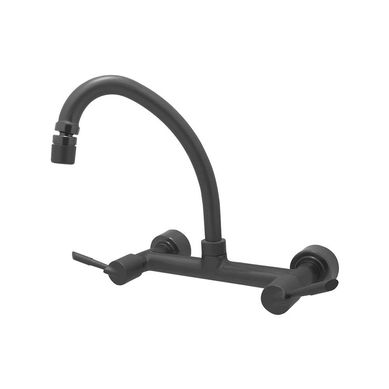 Misturador para gua Quente e Fria para Cozinha Acionamento 1/4 de Volta Modelo Parede
