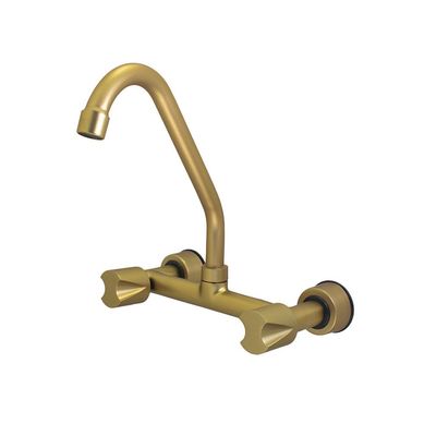 Misturador para gua Quente e Fria para Cozinha Acionamento 1/4 de Volta Modelo Parede