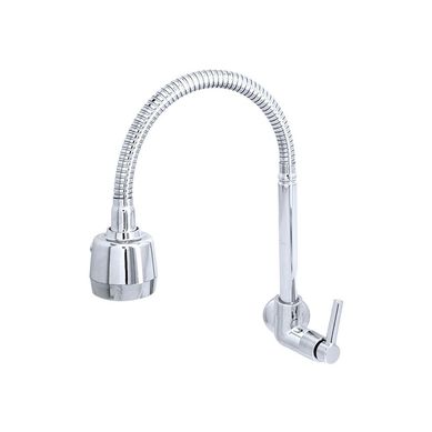 Torneira para Cozinha com Acionamento 1/4 Volta com Tubo Flexvel e 2 Jatos de Disperso Parede