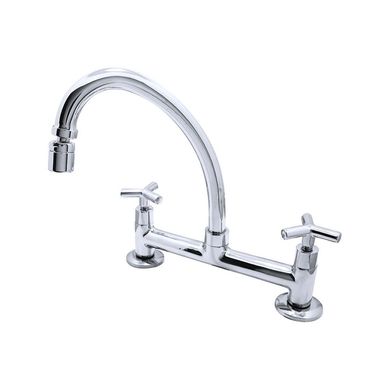 Misturador para gua Quente e Fria para Cozinha Acionamento 1/4 de Volta Modelo Bancada