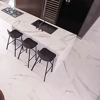 Piso Porcelanato Polido Retificado Branco Interno 60x120cm Calacata Altissimo Lux Biancogres Caixa 2m²