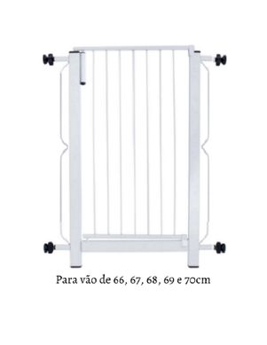 Grade de Proteo para Porta 70cm Branco