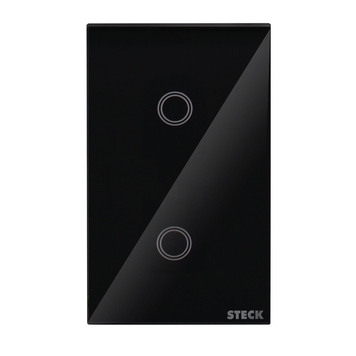 Interruptor Smarteck 4X2" 2 Módulos Touch Preto, marca  - Foto Principal