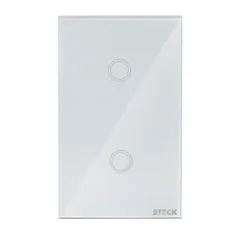 Interruptor Smarteck 4X2" 2 Módulos Touch Branco
