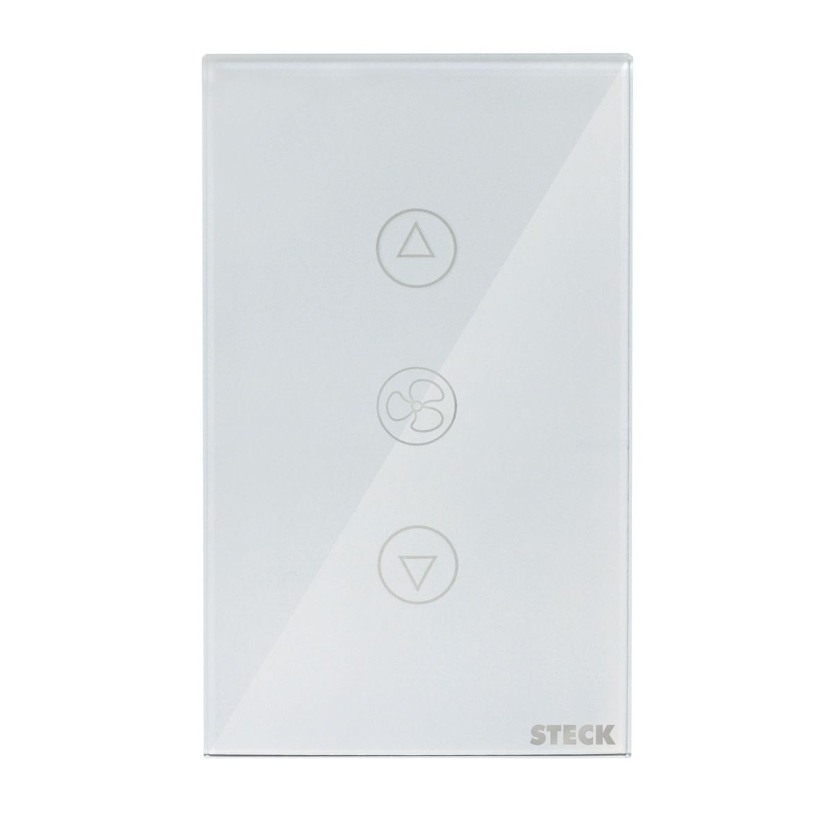 Interruptor Smarteck 4X2" Ventilador Touch Branco, marca  - Foto Principal