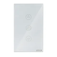 Interruptor Smarteck 4X2" Ventilador Touch Branco