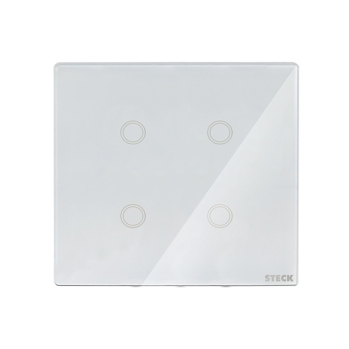 Interruptor Smarteck 4X4" 4 Módulos Touch Branco, marca  - Foto Principal