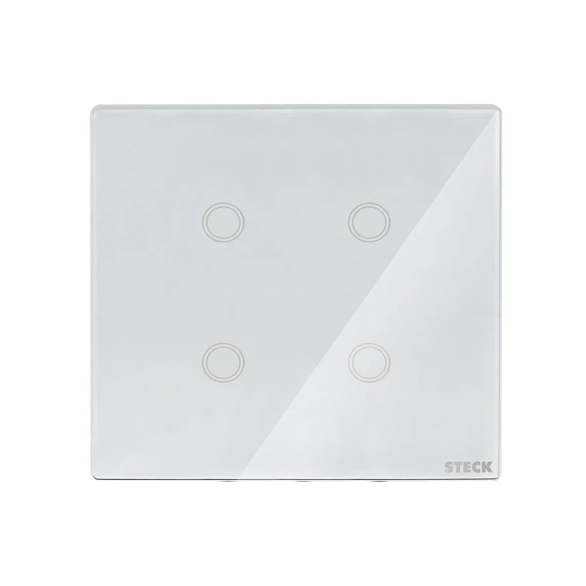 Interruptor Smarteck 4X4" 4 Módulos Touch Branco, marca  - Foto Principal