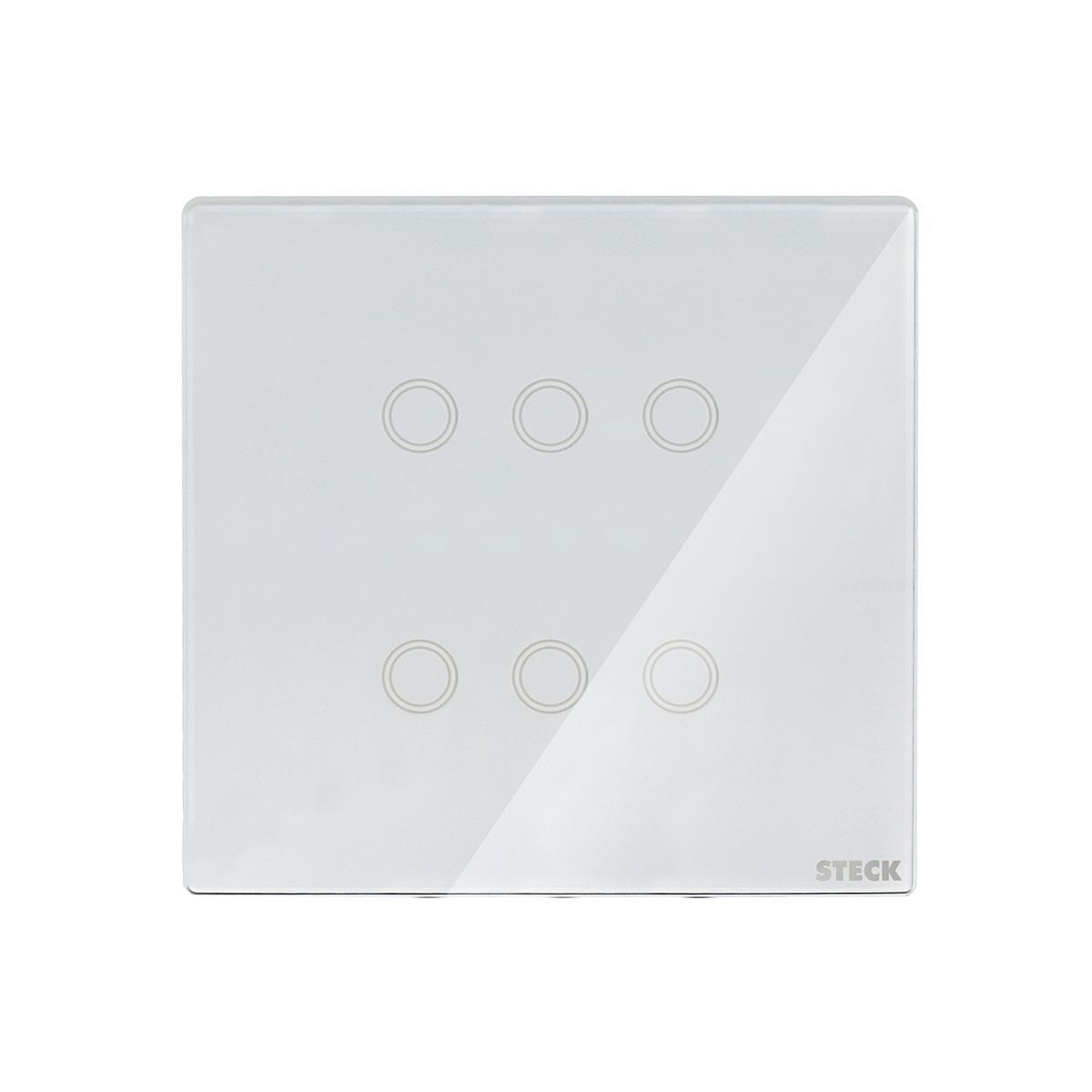Interruptor Smarteck 4X4" 6 Módulos Touch Branco, marca  - Foto Principal