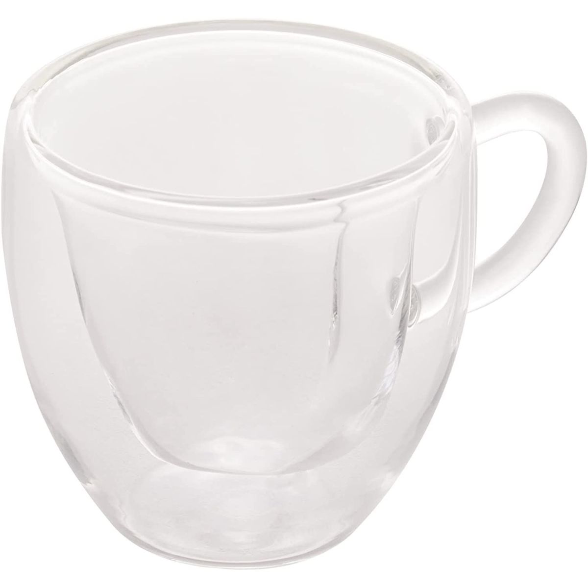 Conjunto 2 Xícaras para Café Dupla Parede de Vidro Borossilicato Resistente a Calor Heart 80Ml, marca Lyor - Foto Principal