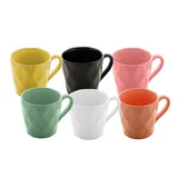 Caneca de Cerâmica Diamond Sortida 180ml Lyor