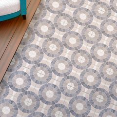 Piso Ext Mosaico Blue 61,5X61,5 Cx2,65