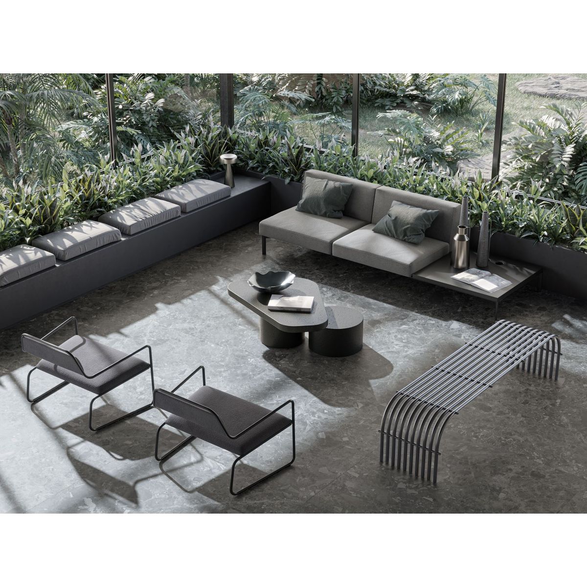 Porcelanato Ceppo Mt Rt 119,5X119,5 Cx2,85 Roca, marca Roca - Foto Principal