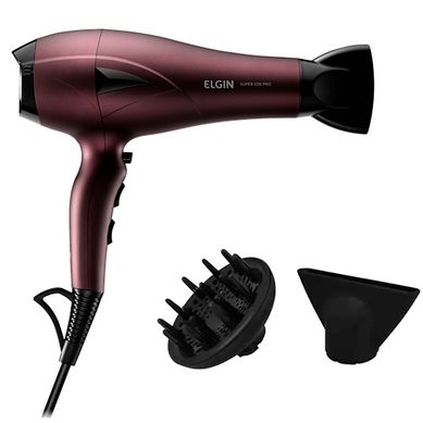Secador Super Ion Pro Preto 127V Elgin
