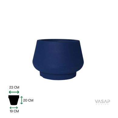 Vaso Cumbuca Boj P Azul Macauba