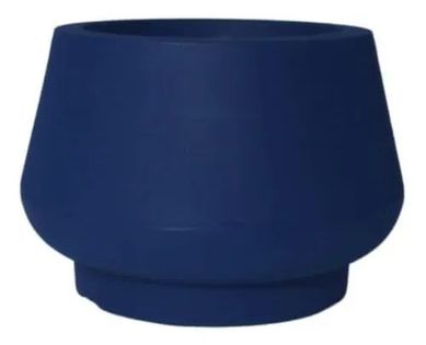 Vaso Cumbuca 25x32cm Azul Macauba Vasap