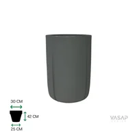 Vaso Karaja 42 Cinza Claro