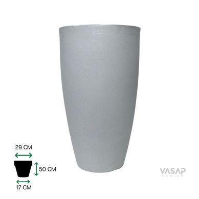 Vaso Vietnamita 50 Cinza Claro Vasap