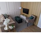 Peças de Mdf para Painel Ripado Freijó - 4 Peças (5x1,5x250cm) - Total de 0,5 M²