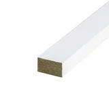Barra de Acabamento Reta Madeira Mdf Branca 3,0x1,2x250cm