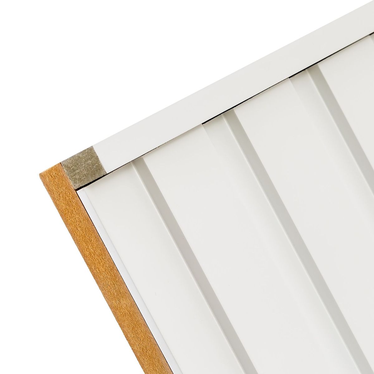 Barra de Acabamento Reta Madeira Mdf Branca 3,0x1,2x250cm, marca  - Foto 2