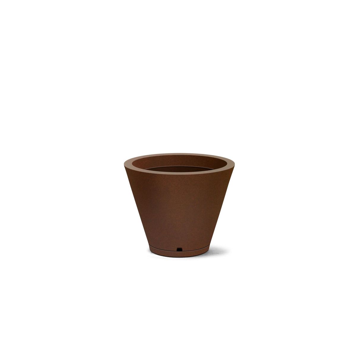 Vaso Cone Petra 30 Ferrugem Com Prato Nutriplan, marca Nutriplan - Foto Principal