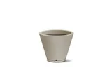 Vaso Cone Petra 30 Cimento com Prato Nutriplan