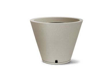 Vaso Petra 45 Cimento com Prato Nutriplan