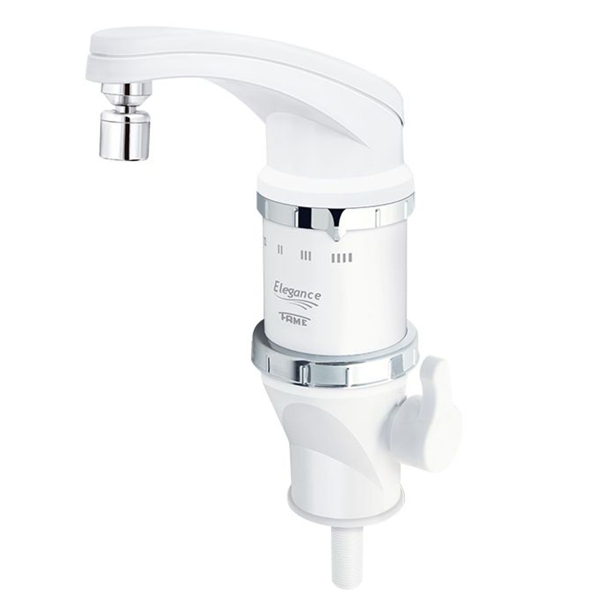 Torneira Eletrica 4 Temperaturas Elegance Branca 220V/5400W Bancada Fame, marca Fame - Foto Principal