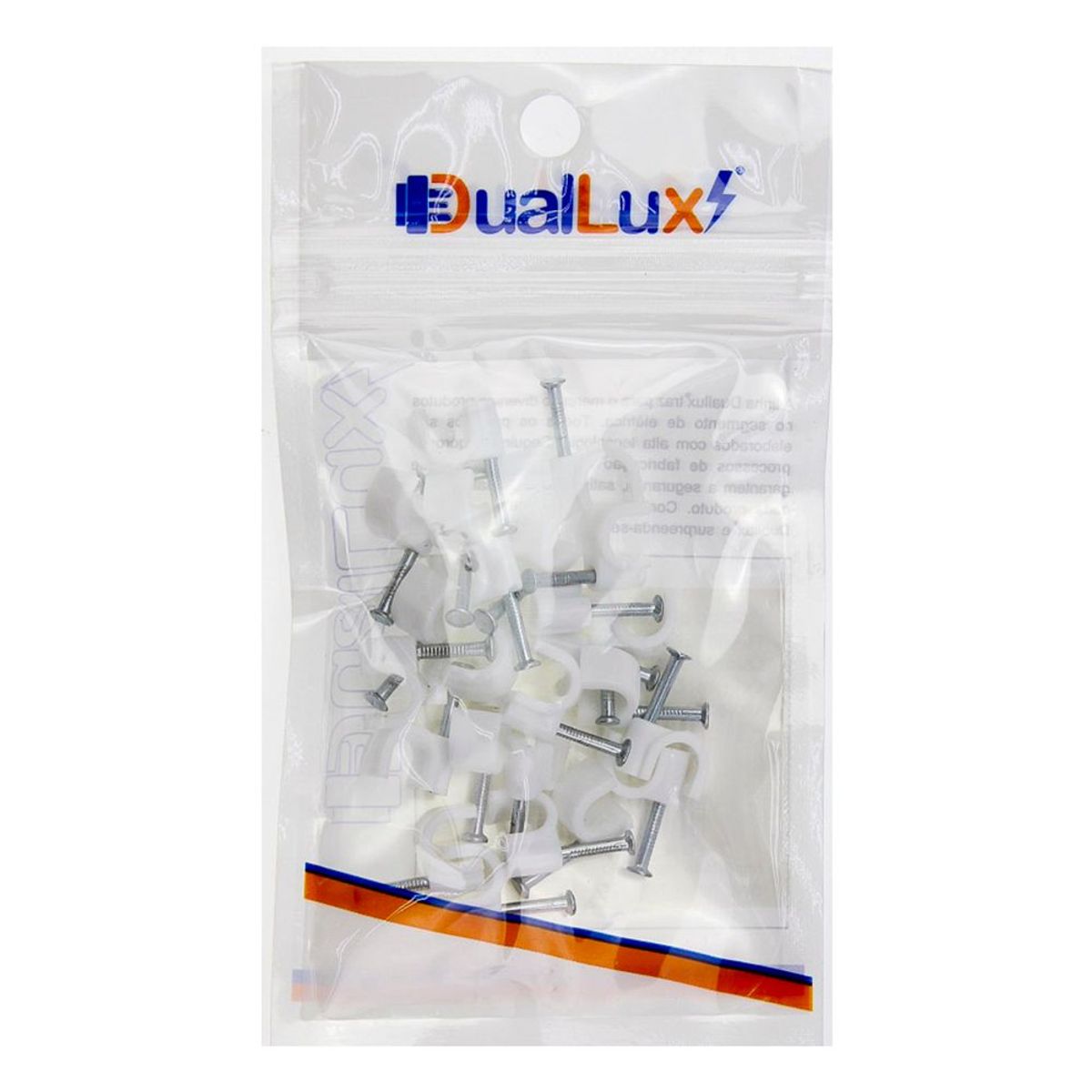 Fixa Fio Rg59 6Mm Bc C/25Pcs, marca Duallux - Foto 2