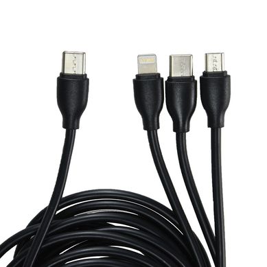 Cabo Tipo C 3 X 1 Micro Tipo-C 8P 3M Pt