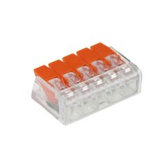 Conector Emenda 5 Polos 4Mm² 4 Pcs
