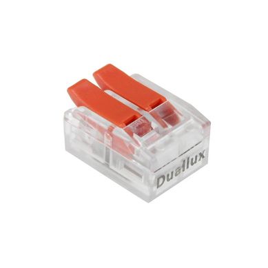 Conector Emenda 2 Polos 6Mm 4 Pcs