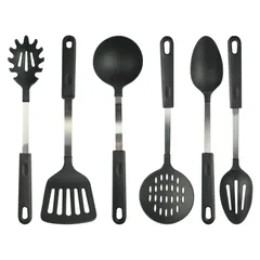 Conjunto 6 Utensilios Nylon C/suporte