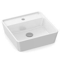 Cuba Apoio 42x42cm com Mesa Optica Cq42 Branco Roca