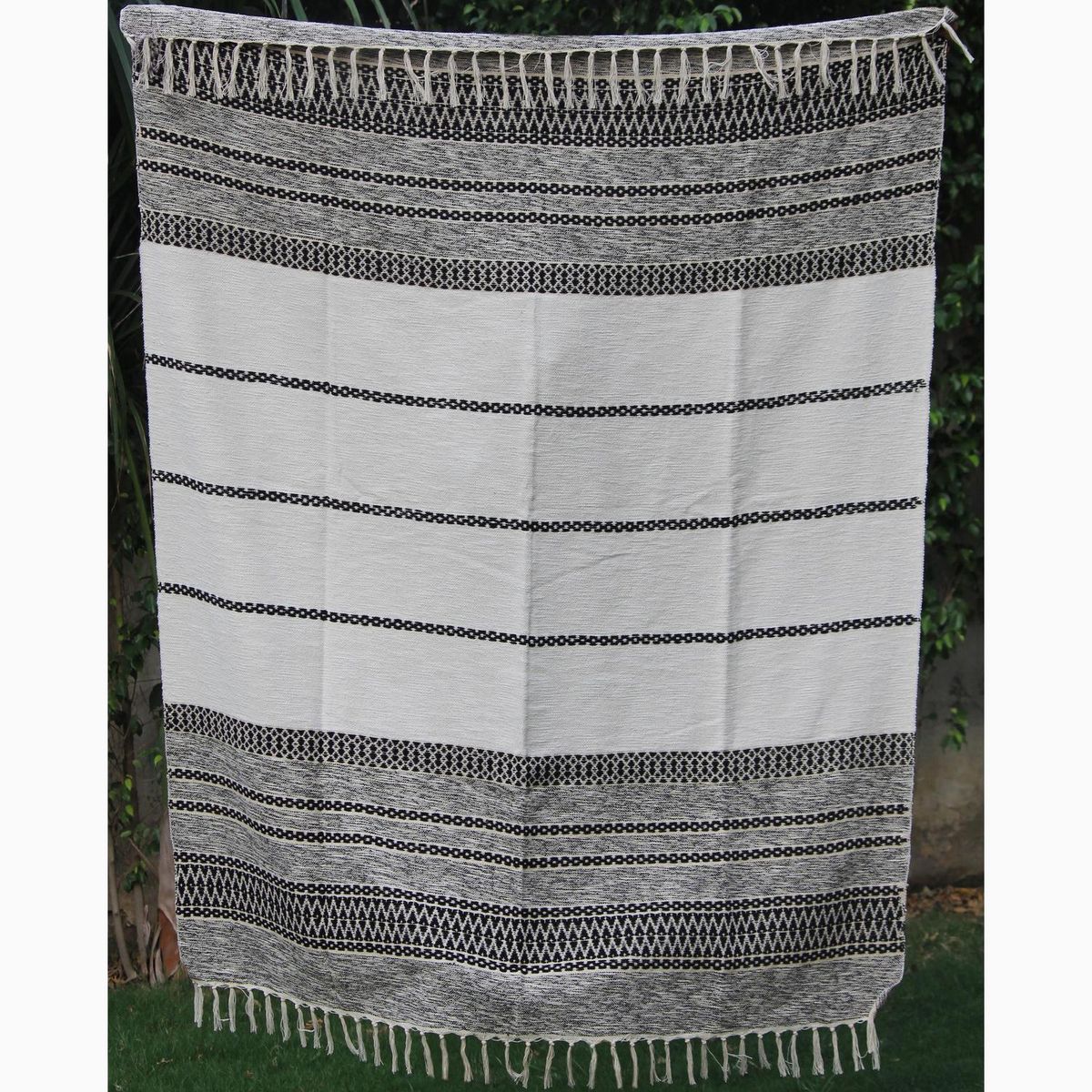 Manta 130x160cm Branco Homy, marca Homy - Foto 2
