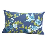 Almofada Retro 30x50cm Azul Homy