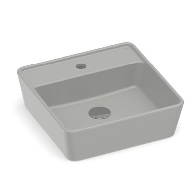 Cuba Apoio 42x42cm com Mesa Optica Cq42 Stone Roca