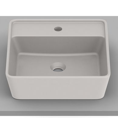 Cuba Apoio 42x42cm com Mesa Optica Cq42 Beige Roca