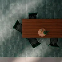 Porcelanato Acetinado Esmaltado Verde Externo 20x20cm Portobello Bold Caixa 0,64m² Malibu Mountain