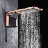Chuveiro Acqua Duo Preto e Rose 127V 5500W