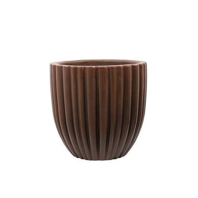 Vaso Cacau 40x40cm Rusty