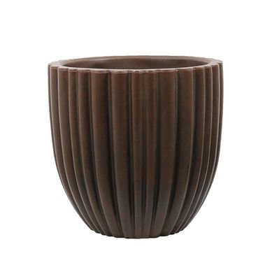 Vaso Cacau 55x55cm Rusty
