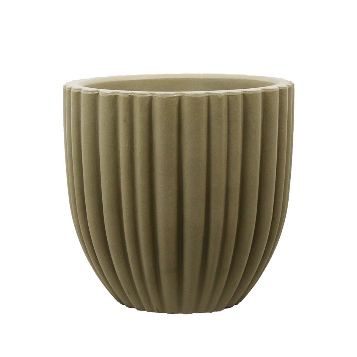 Vaso Cacau 55x55cm Camurça, marca Vasart - Foto Principal